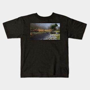 Frozen Shore on the River Wye Kids T-Shirt